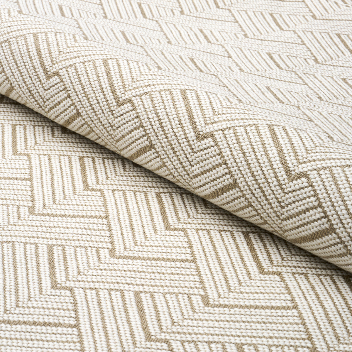 Schumacher Minna Heavyweight Linen Ivory Fabric - Eade's Wallpaper