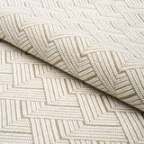 Schumacher Minna Heavyweight Linen Ivory Fabric - Eade's Wallpaper