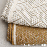 Schumacher Minna Heavyweight Linen Ivory Fabric - Eade's Wallpaper