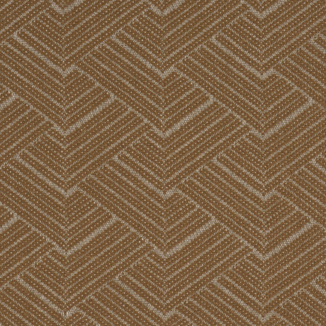 Schumacher Minna Heavyweight Linen Bronze Fabric - Eade's Wallpaper