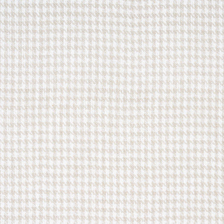 Schumacher Lotti Linen Houndstooth Grey Fabric - Eade's Wallpaper