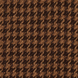 Schumacher Lotti Linen Houndstooth Brown Fabric - Eade's Wallpaper