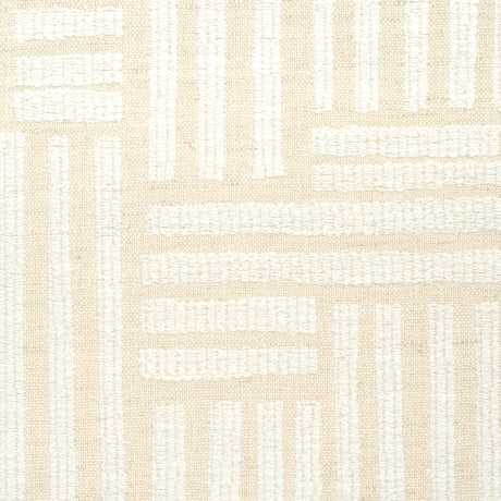Schumacher 83470 ELBERT in BIRCH Fabric - MESA