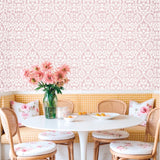 Galerie Blooming Garden Damask Pink Wallpaper 8348