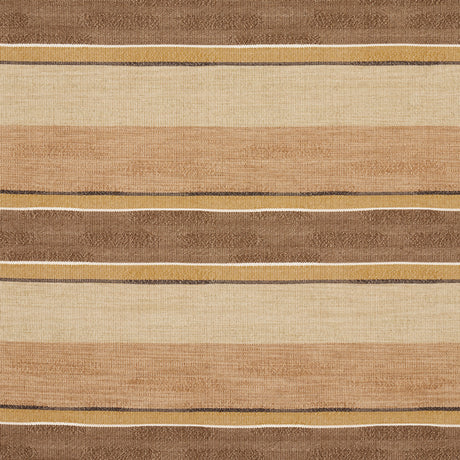 Schumacher Pikes Stripe Spice Fabric - Eade's Wallpaper