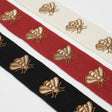 Schumacher 83532 HUBERT'S BEES TAPE in IVORY & GOLD Trim - L