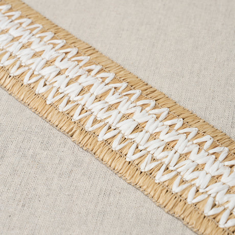 Schumacher 83550 RAPHIINAE TAPE in NATURAL Trim - MESA