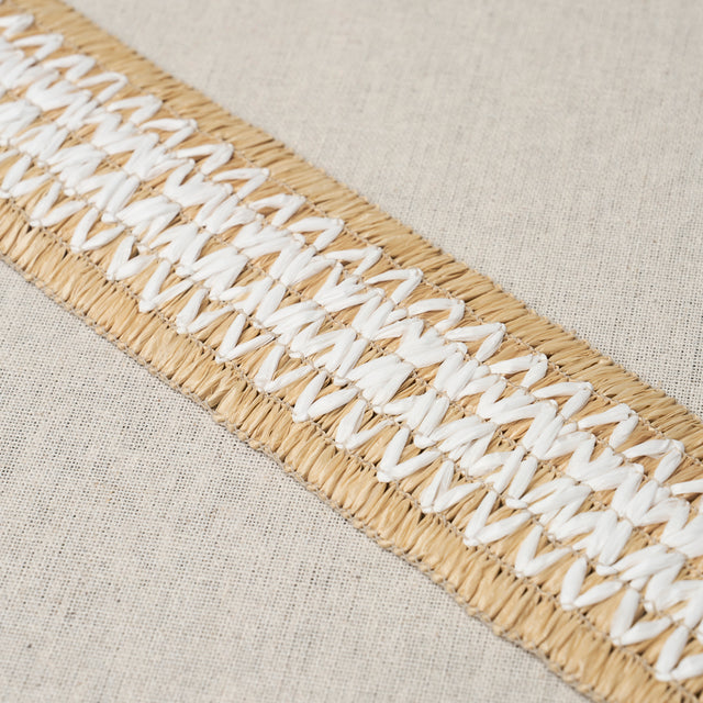 Schumacher 83550 RAPHIINAE TAPE in NATURAL Trim - MESA