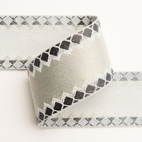Schumacher 83560 ALLURE METALLIC TAPE in SILVER Trim - STATE