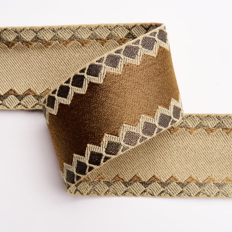 Schumacher 83561 ALLURE METALLIC TAPE in COPPER Trim - STATE