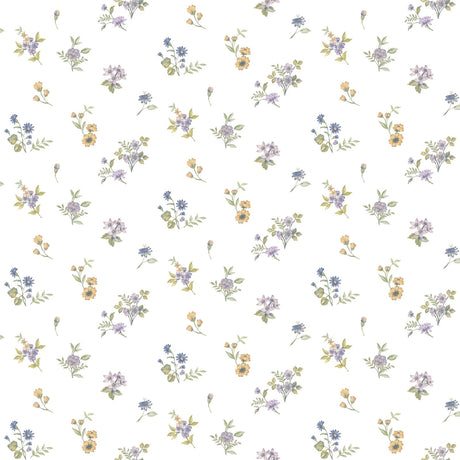Galerie Blooming Garden Floral Blue Wallpaper 8361