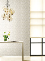 York 83611 Nexus White & Cream Metallic Wallpaper