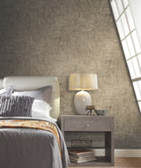 York 83616 Brushstrokes Brown Wallpaper