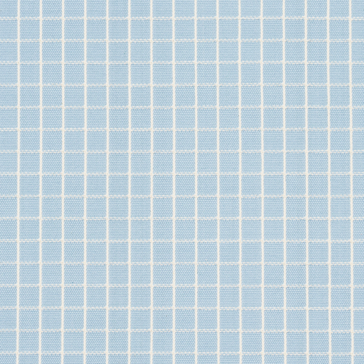 Schumacher Georgie Reversible Check China Blue Fabric