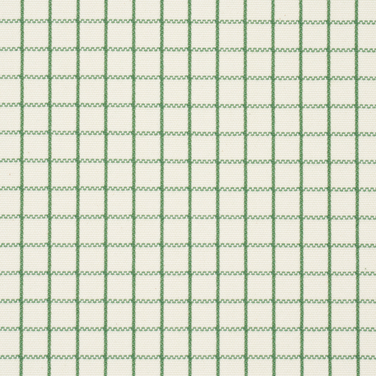 Schumacher Georgie Reversible Check Emerald Fabric