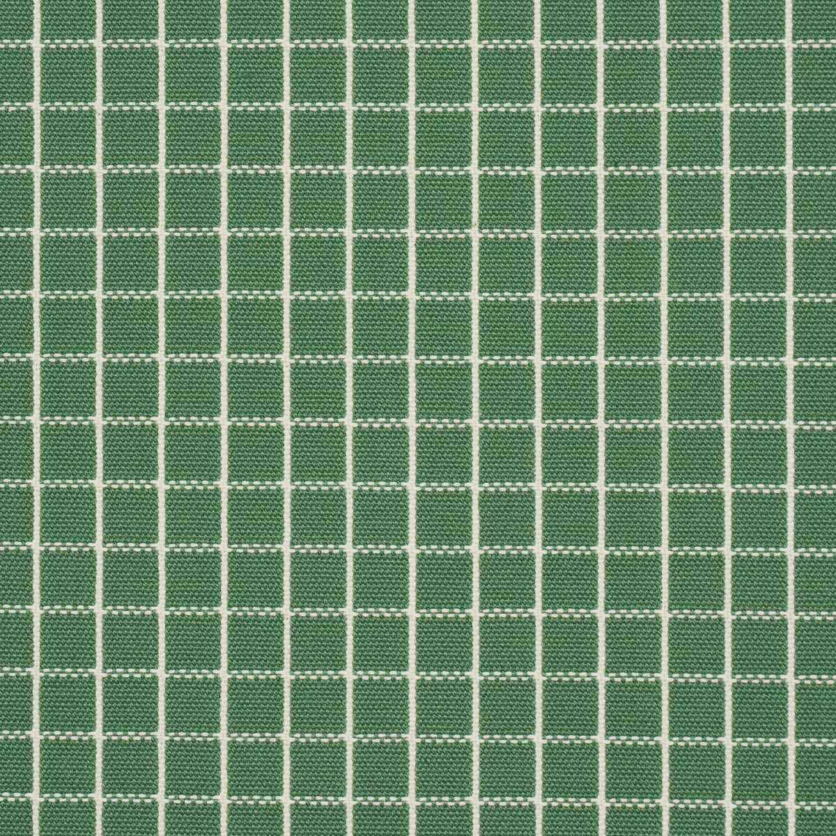 Schumacher Georgie Reversible Check Emerald Fabric
