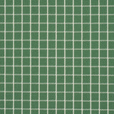Schumacher Georgie Reversible Check Emerald Fabric