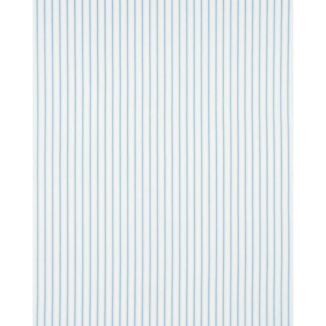 Schumacher Birdie Ticking Stripe China Blue Fabric