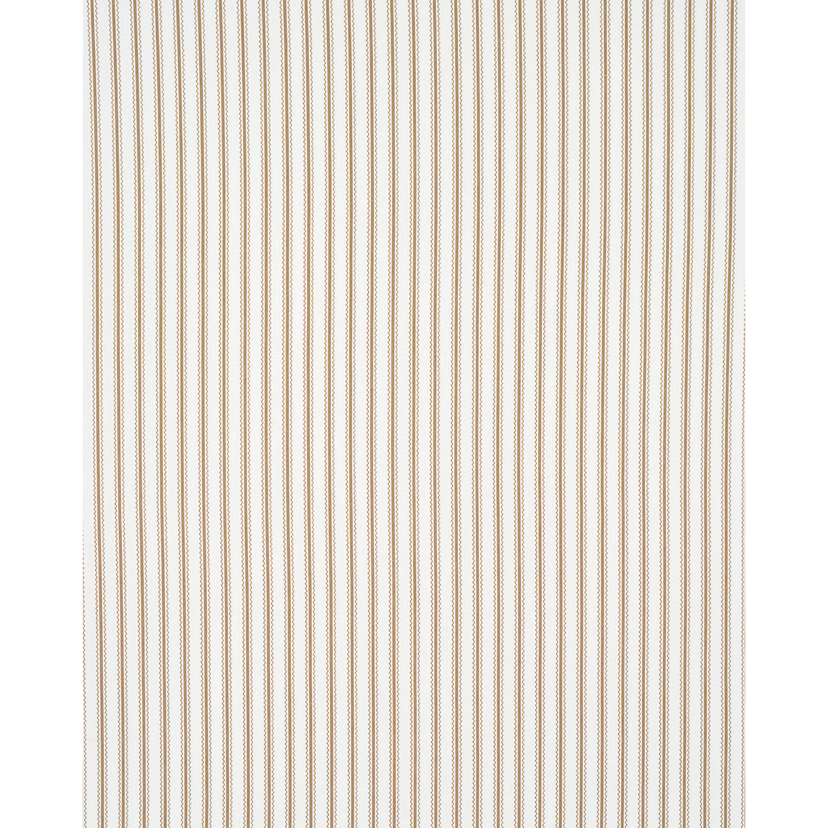 Schumacher Birdie Ticking Stripe Neutral Fabric