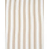 Schumacher Birdie Ticking Stripe Neutral Fabric