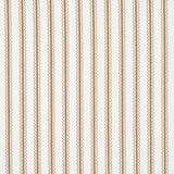 Schumacher Birdie Ticking Stripe Neutral Fabric
