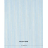 Schumacher Lucy Stripe Light Blue Fabric - Eade's Wallpaper