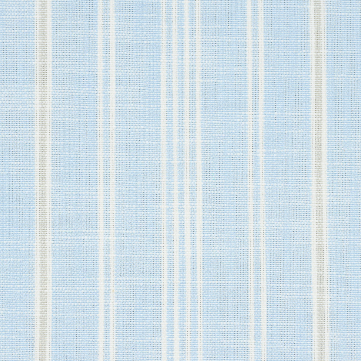Schumacher Lucy Stripe Light Blue Fabric - Eade's Wallpaper