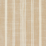 Schumacher Lucy Stripe Neutral Fabric - Eade's Wallpaper