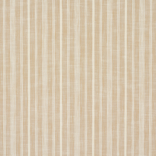 Schumacher Lucy Stripe Neutral Fabric - Eade's Wallpaper