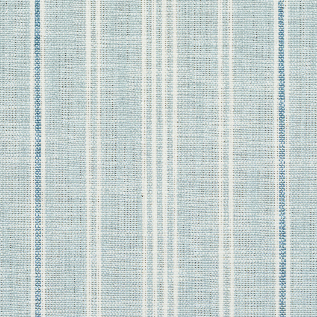 Schumacher Lucy Stripe China Blue Fabric - Eade's Wallpaper