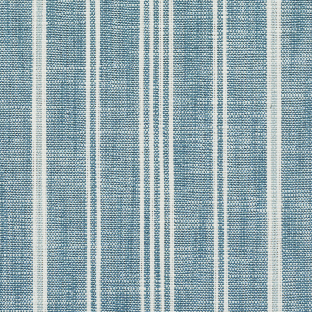 Schumacher Lucy Stripe Indigo Fabric - Eade's Wallpaper