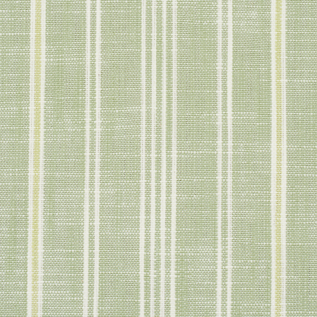 Schumacher Lucy Stripe Leaf Green Fabric - Eade's Wallpaper