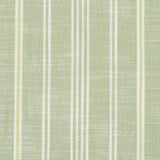 Schumacher Lucy Stripe Leaf Green Fabric - Eade's Wallpaper