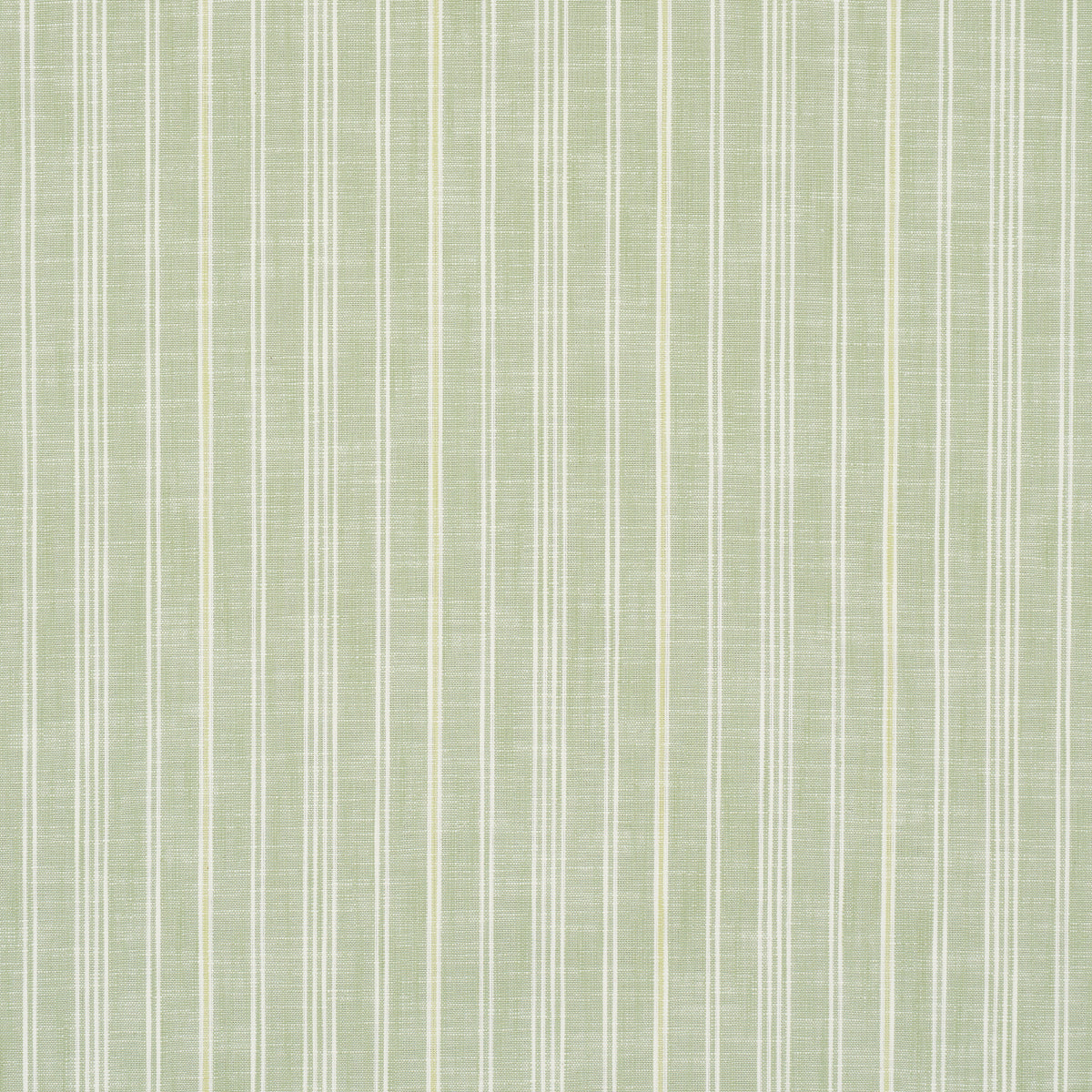 Schumacher Lucy Stripe Leaf Green Fabric - Eade's Wallpaper