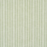 Schumacher Lucy Stripe Leaf Green Fabric - Eade's Wallpaper