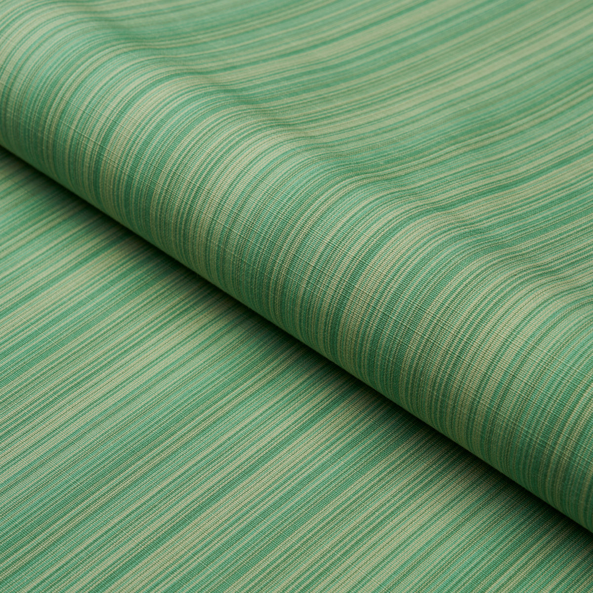 Schumacher Gracie Solid Strié Emerald Fabric