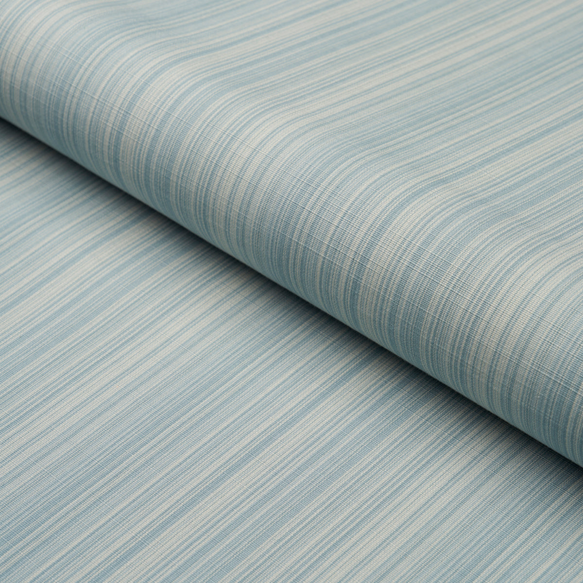 Schumacher Gracie Solid Strié China Blue Fabric