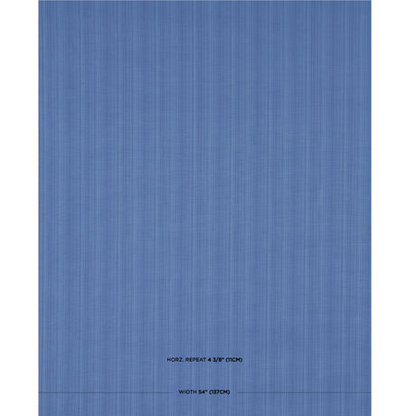 Schumacher Gracie Solid Strié Cobalt Fabric