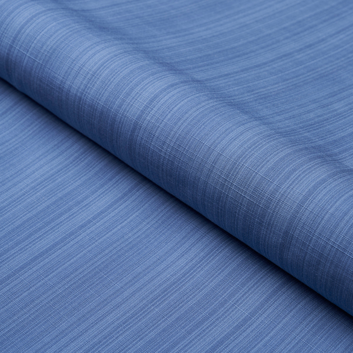 Schumacher Gracie Solid Strié Cobalt Fabric