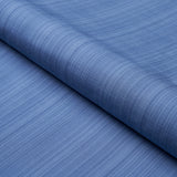 Schumacher Gracie Solid Strié Cobalt Fabric