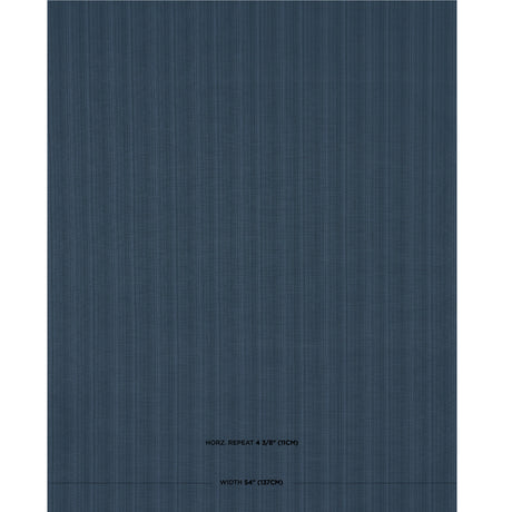 Schumacher Gracie Solid Strié Indigo Fabric