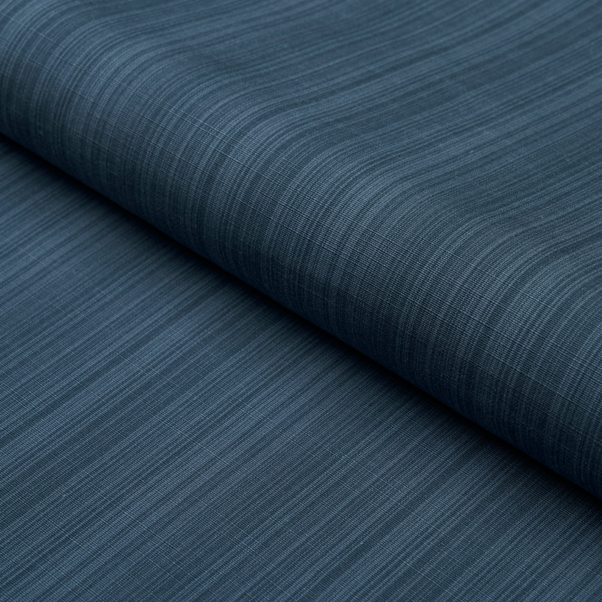 Schumacher Gracie Solid Strié Indigo Fabric
