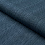 Schumacher Gracie Solid Strié Indigo Fabric