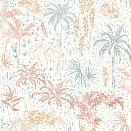 Veer Decor Etched Tropic Orange Peel and Stick Wallpaper 837