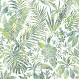 Veer Decor Birdsong Tropic Green Peel & Stick Wallpaper 8375