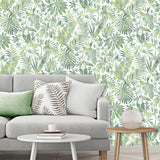 Veer Decor Birdsong Tropic Green Peel & Stick Wallpaper 8375