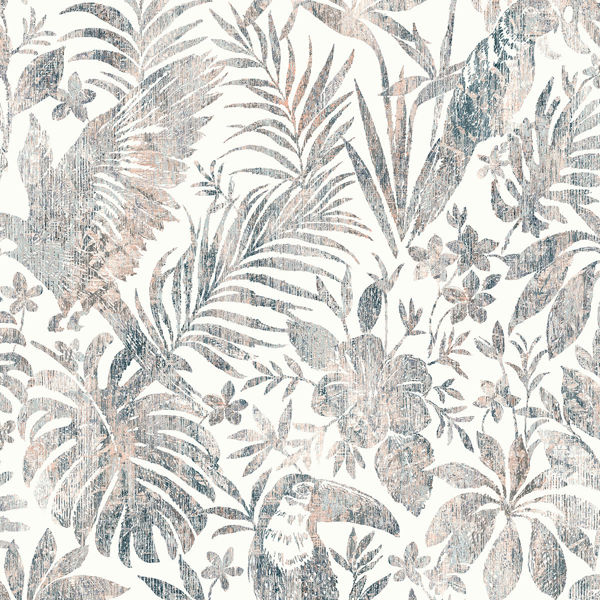 Veer Decor Birdsong Tropic Beige Peel & Stick Wallpaper 8375