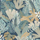 Veer Decor Jungle Canopy Navy Peel & Stick Wallpaper 8375-AC