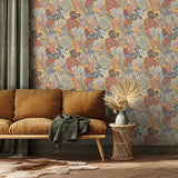 Veer Decor Jungle Canopy Gold Peel & Stick Wallpaper 8375-AC