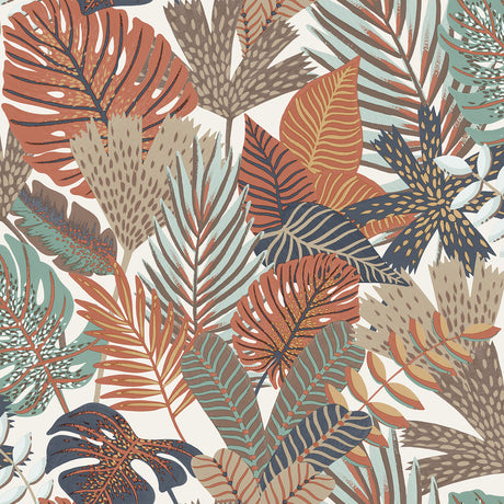 Veer Decor Jungle Canopy Cream Peel & Stick Wallpaper 8375-A